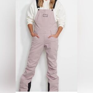 Billabong snow/ski bib mauve